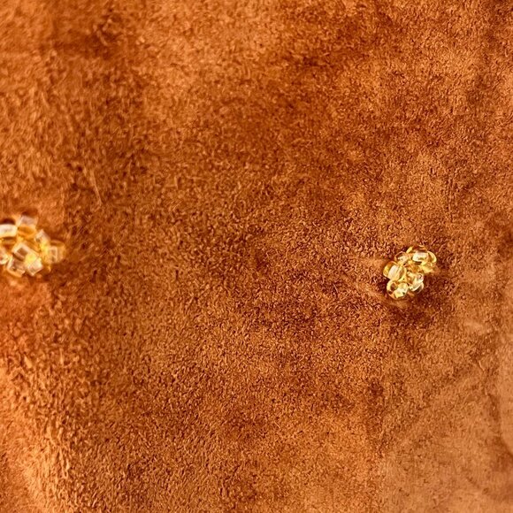 Vintage CLAUDETTE Suede Shirt Size XL - Picture 4 of 10